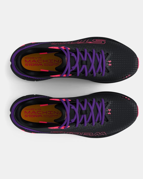Women's UA Machina Storm Running Shoes in Black image number 2